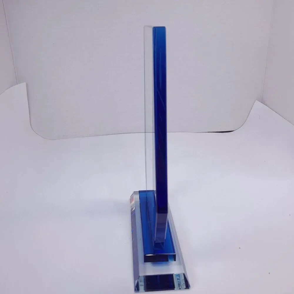International Association for Identification Forensic Pieces glass award trophy